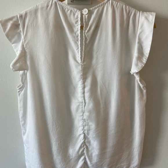 Libertine White Ruffle Cap Sleeve Top - Picture 6 of 6